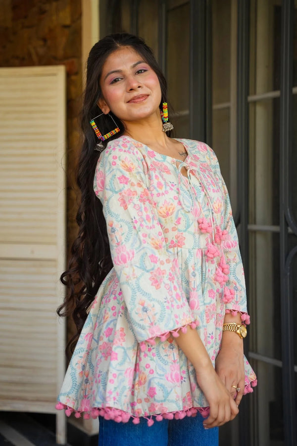 Loom & Lace Cotton Top